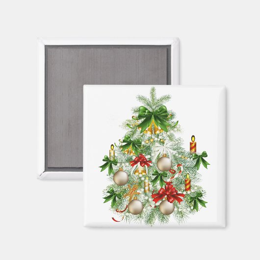 Aimant Arbol de Navidad (Recto/Verso)