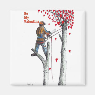 Aimant Arboriste Carte Valentine