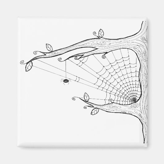 Aimant Arbre à araignées (Devant)