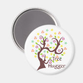 Aimant Arbre Abstrait (Recto/Verso)