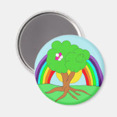 Aimant Arbre arc-en-ciel (Recto/Verso)
