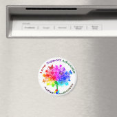 Aimant Arbre arc-en-ciel Autisme (In Situ (Lave-vaisselle))