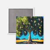 Aimant Arbre Argent Prospérité Richesse Abondance Bénédic (Recto/Verso)