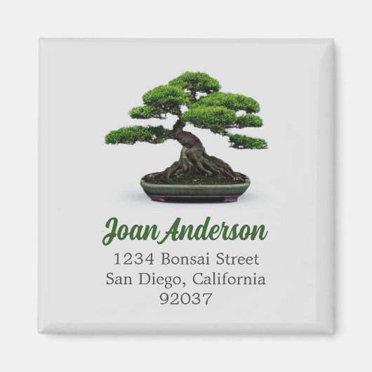 Aimant Arbre bonsaï (Devant)