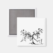 Aimant Arbre cerf (Recto/Verso)