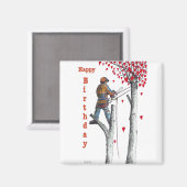 Aimant Arbre chirurgien Arboriste Carte d'anniversaire (Recto/Verso)