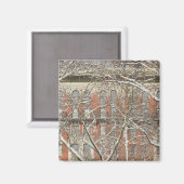 Aimant Arbre couvert de neige (Recto/Verso)