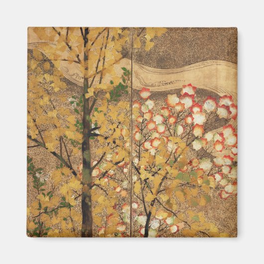 Aimant Arbre d'automne (Devant)