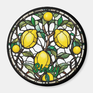 Aimant Arbre de citron de Sicile Souvenir