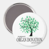Aimant Arbre de don d'organes (Recto/Verso)