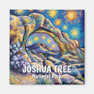 Aimant Arbre de Josué Coloré Arch Rock Paysage Van Gogh