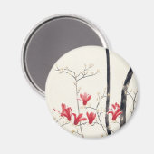 Aimant Arbre de Magnolia par Kobayashi Kokei, Nature Vint (Recto/Verso)
