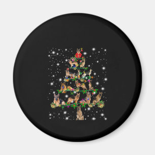 Aimant Arbre De Noël Allemand Couvert D'Une Lampe De poch