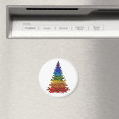 Aimant Arbre de Noël arc en ciel (In Situ (Lave-vaisselle))
