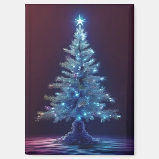 Aimant Arbre de Noël de la nuit silencieuse (Recto)