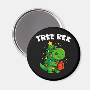 Aimant Arbre de Noël dinosaure T-Rex Dino mignon Noël Fêt