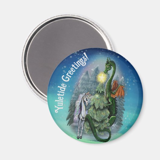 Aimant Arbre de Noël enchanté (Recto/Verso)