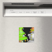 Aimant Arbre de Noël et neige (In Situ (Lave-vaisselle))