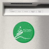 Aimant Arbre de Noël et neige (In Situ (Lave-vaisselle))