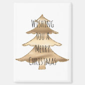 Aimant Arbre de Noël Gold (Recto)