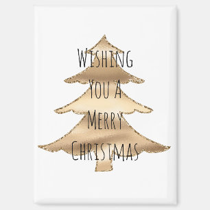 Aimant Arbre de Noël Gold