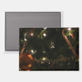 Aimant Arbre de Noël III Lieu de vacances (Recto/Verso)
