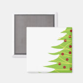 Aimant Arbre de Noël moderne (Recto/Verso)