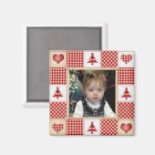 Aimant Arbre de Noël Pays Frontière Magnat de Noël (Recto/Verso)