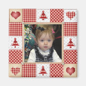 Aimant Arbre de Noël Pays Frontière Magnat de Noël (Devant)