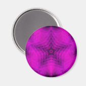 Aimant Arbre de Noël Silhouette & Étoile violette Dégradé (Recto/Verso)