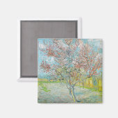 Aimant Arbre de pêche à fleurs | Vincent van Gogh (Recto/Verso)