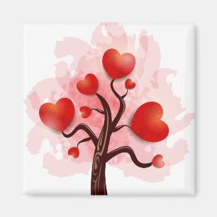 Aimant Arbre des coeurs