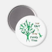 Aimant Arbre familial amusant (Recto/Verso)