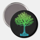 Aimant Arbre Hugger green rainbow (Recto/Verso)