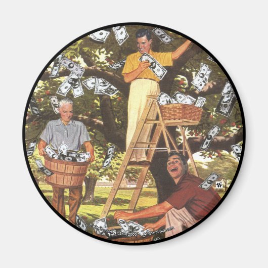 Aimant Arbre monétaire (Devant)