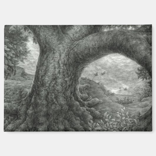 Aimant Arbre qui embrasse le risque (Recto)