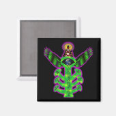 Aimant Arbre sacré de la connaissance (Recto/Verso)