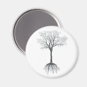 Aimant Arbre sans feuille (Recto/Verso)
