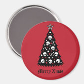 Aimant Arbre sombre de Noël (Recto/Verso)