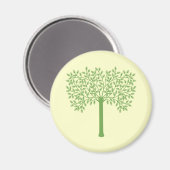 Aimant Arbre vert stylisé (Recto/Verso)