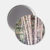 Aimant Arbres à bords rouges (Recto/Verso)