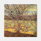 Aimant Arbres abricot en fleurs par Vincent van Gogh (Devant)