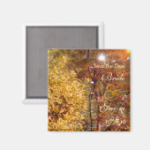 Aimant Arbres d'automne à jour (Recto/Verso)