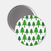 Aimant Arbres de Noël (Recto/Verso)