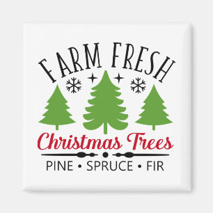 Aimant Arbres de Noël frais de ferme