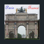 Aimant Arc à Paris<br><div class="desc">Une des arches de Paris,  avec l'arc de triomphe à l'arrière</div>