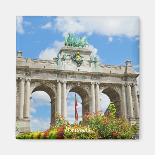 Aimant Arc de triomphe dans le parc du Cinquantenaire à B (Devant)