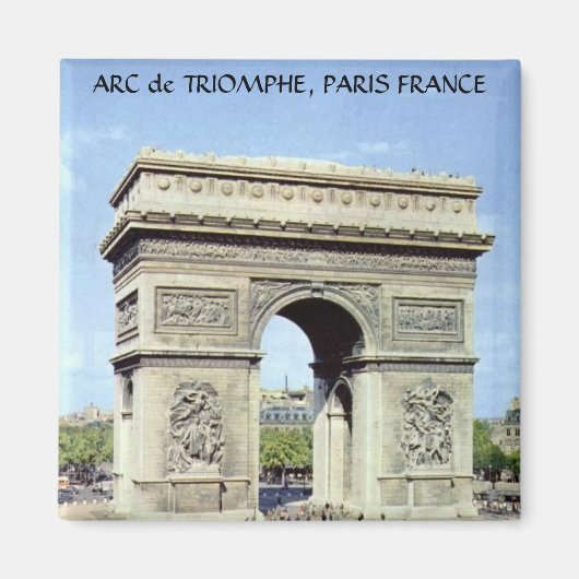 Aimant ARC de TRIOMPHE, PARIS FRANCE (Devant)