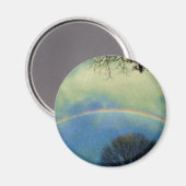 Aimant Arc-en-ciel complet en style Seurat (Recto/Verso)