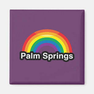 AIMANT ARC-EN-CIEL DE FIERTÉ DU PALM SPRINGS LGBT
